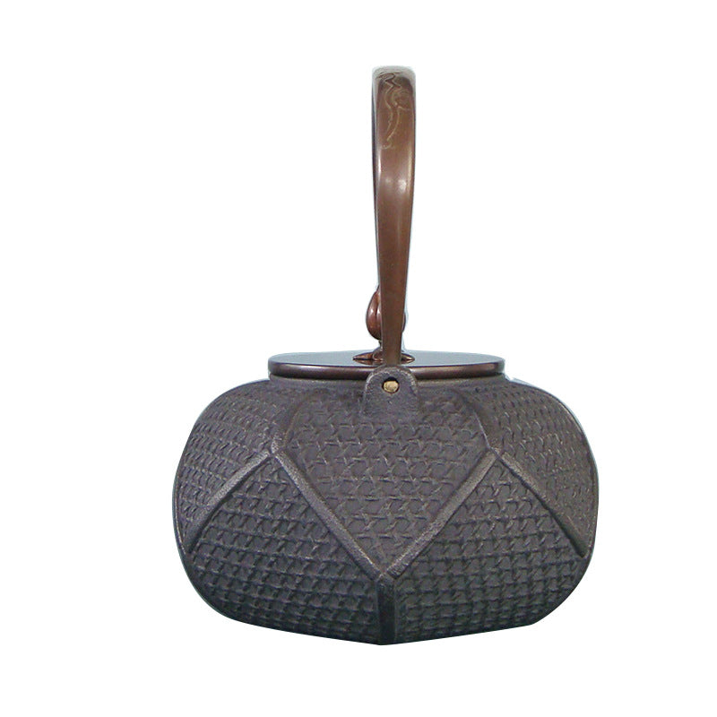 Cast Iron Teapot Craftsmanship - Iron Teapot - side view