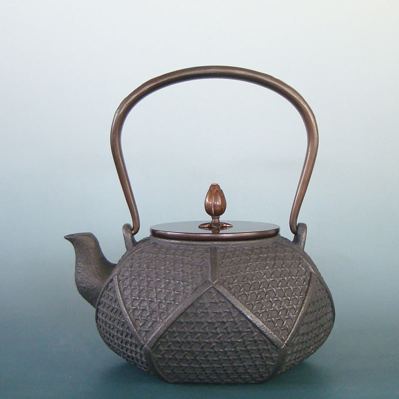 Cast Iron Teapot Craftsmanship - Iron Teapot - back view
