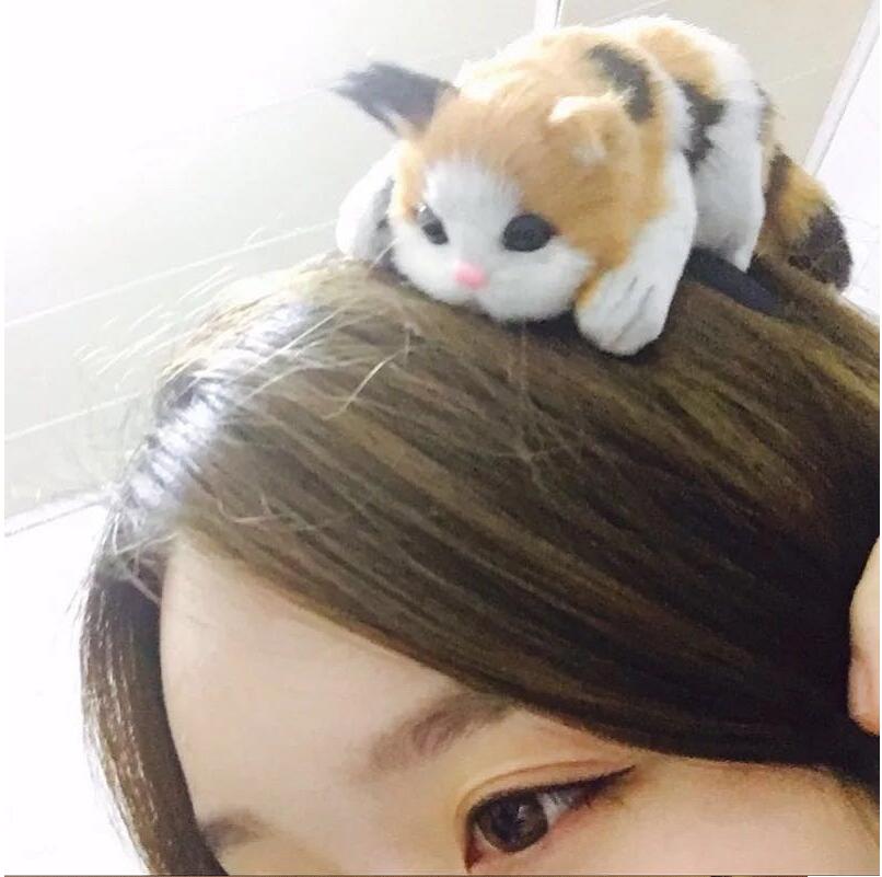 Cat Ears Headband for Girls - front view