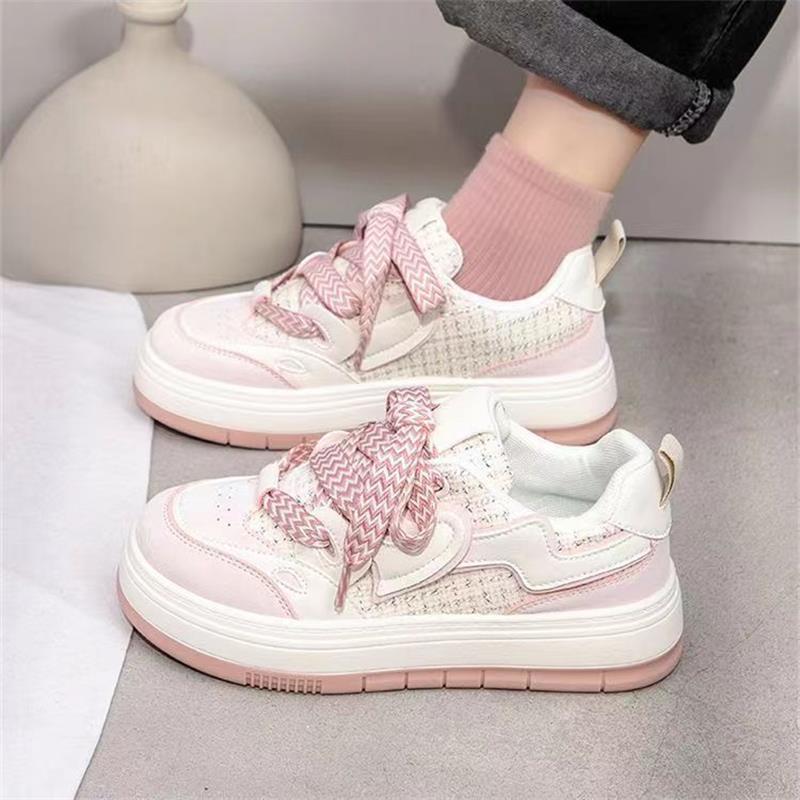 Lolita Heart Sneakers - Harajuku Round-Toe Casual Shoes