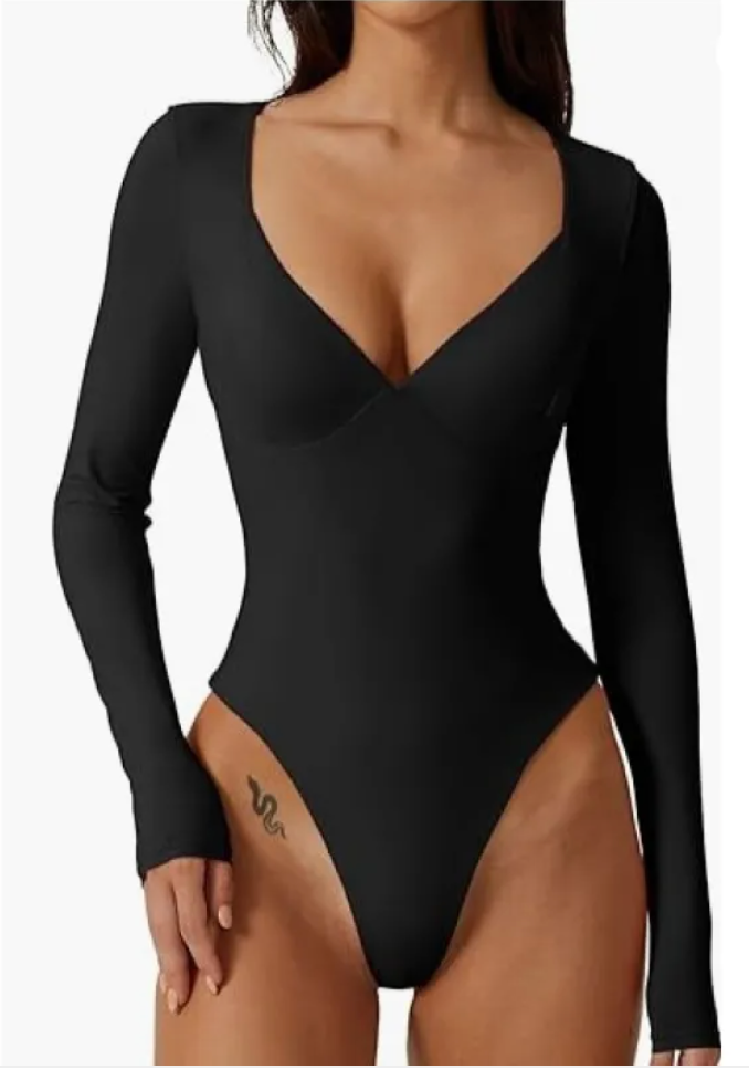 Women's Simple T-Back Corset - Flattering Nylon Design