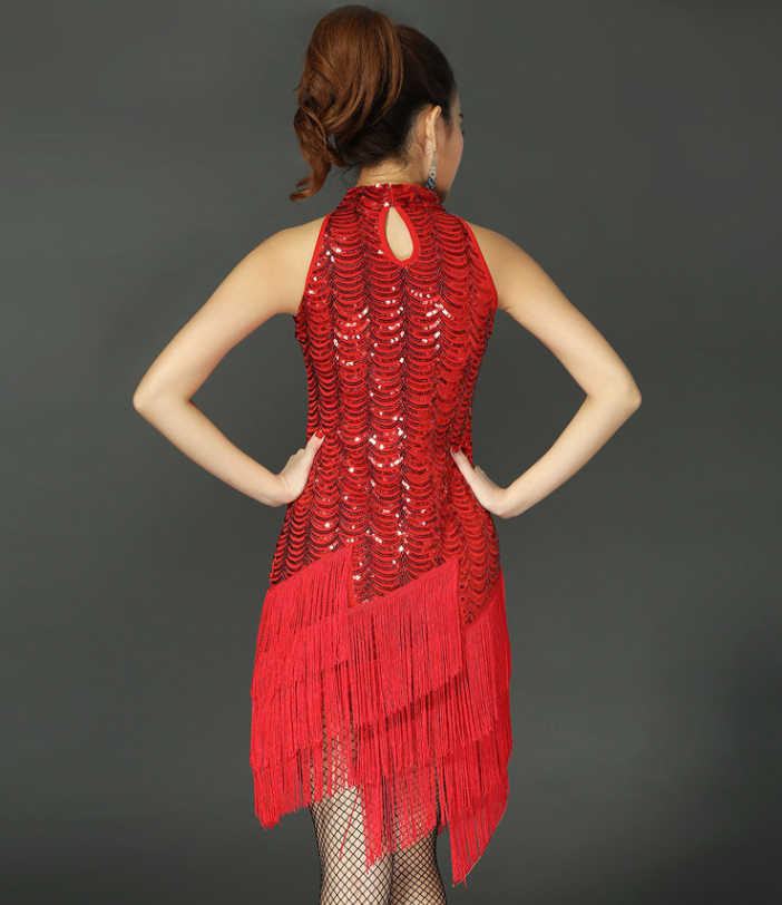 Latin Dance Costume Skirt Set - Stage Performance Outfit