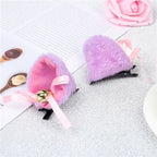 Cosplay Cat Ear Hair Clips - Anime Party Accessories - side view