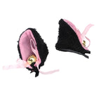 Cosplay Cat Ear Hair Clips - Anime Party Accessories - scale view