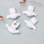 Creative Ceramic Dog Chopstick Rest and Pen Holder - close-up