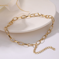Crystal Choker Necklace - front view