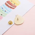 Cute Cartoon Ramen Brooch - Stylish Japanese Pin - front view