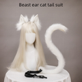 Cute Cat Ear and Tail Cosplay Accessories Set - front view
