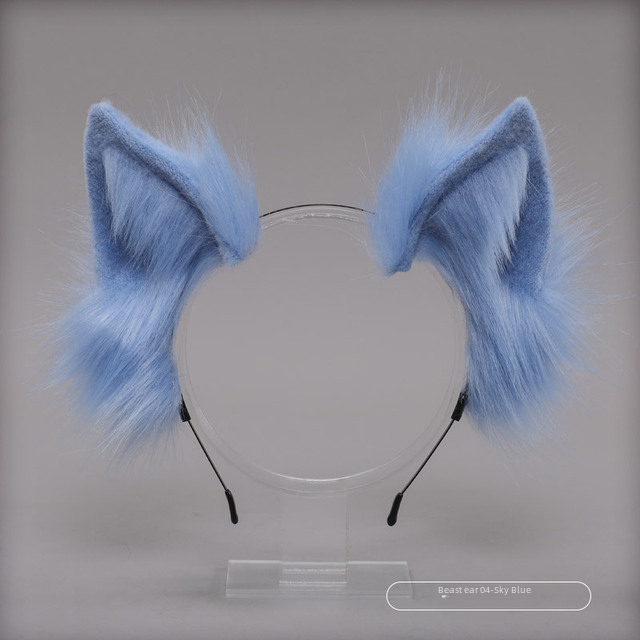 Cute Cat Ear and Tail Cosplay Accessories Set - back view