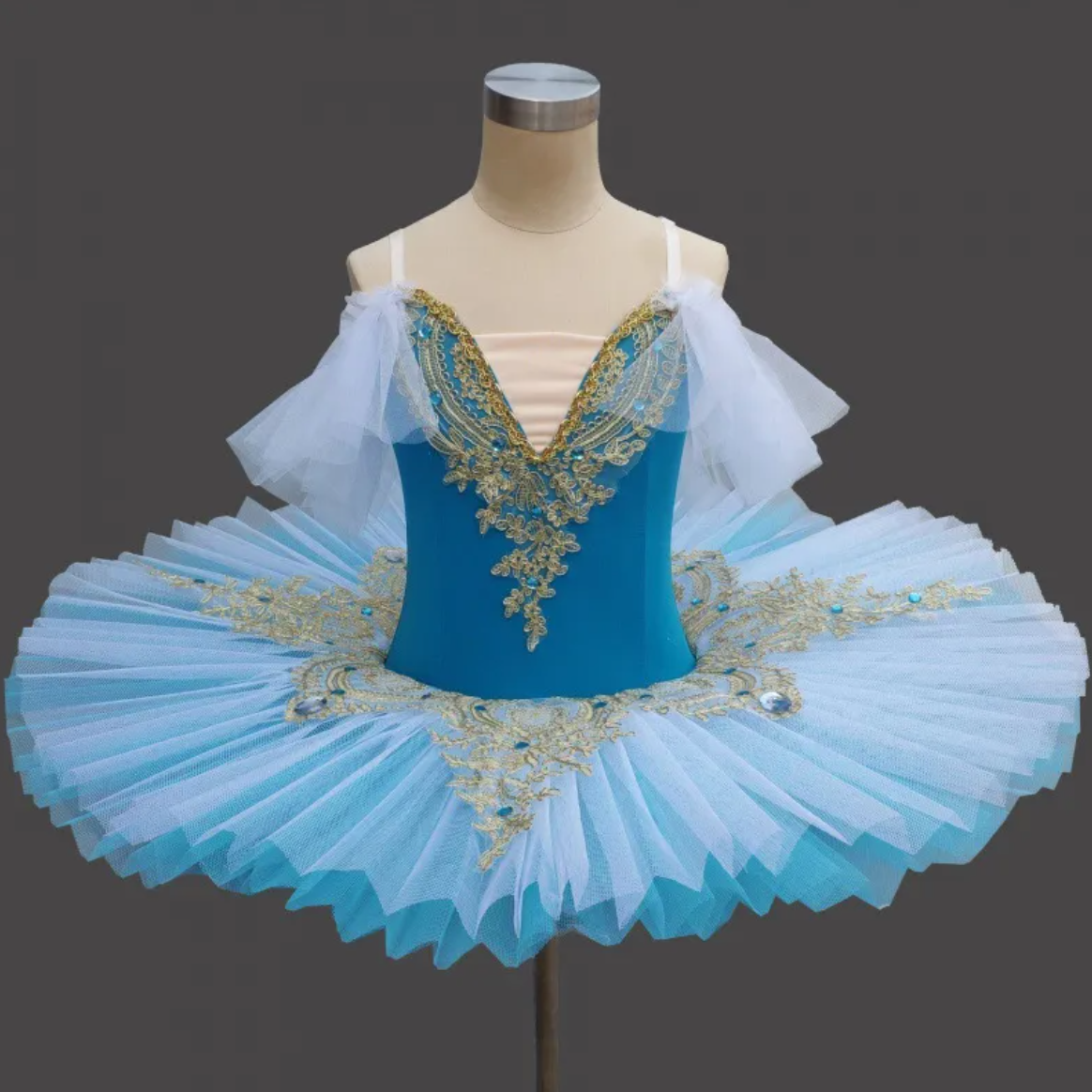 Girls Tulle Ballet Tutu Dress - Lightweight Recital Wear