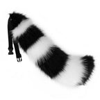 Striped Fox Tail Cosplay Accessory - Anime Convention Prop
