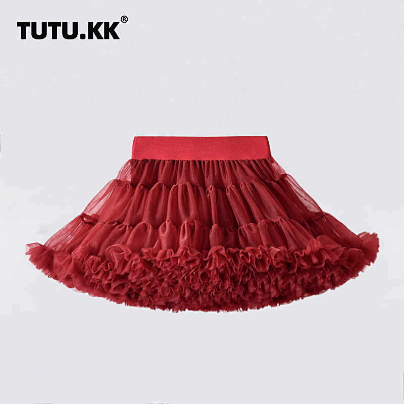 Girls Princess Tutu Skirt - Polyester Dress-Up & Party Wear