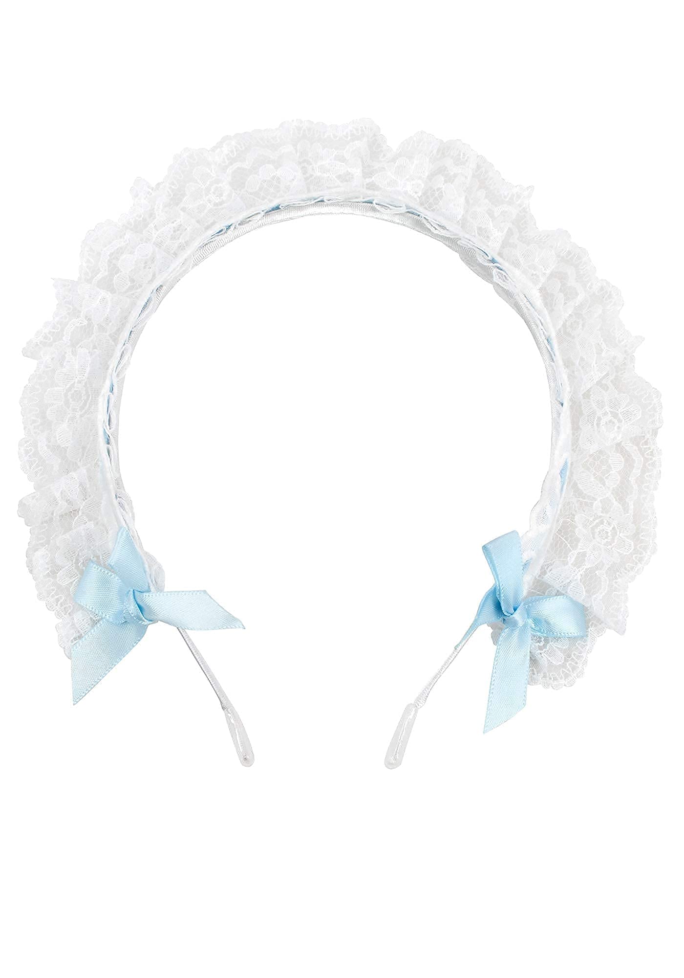 French Maid Headband - Ribbon Lace Kawaii Cosplay Headpiece