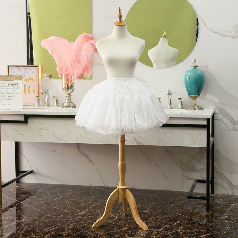 Lolita Skirt With Tulle Underskirt - Soft Daily Wear Style