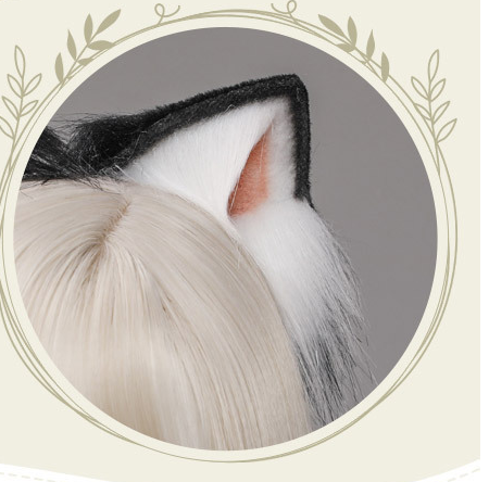 Cat Ear Headband & Tail Set - Japanese Cosplay Accessories