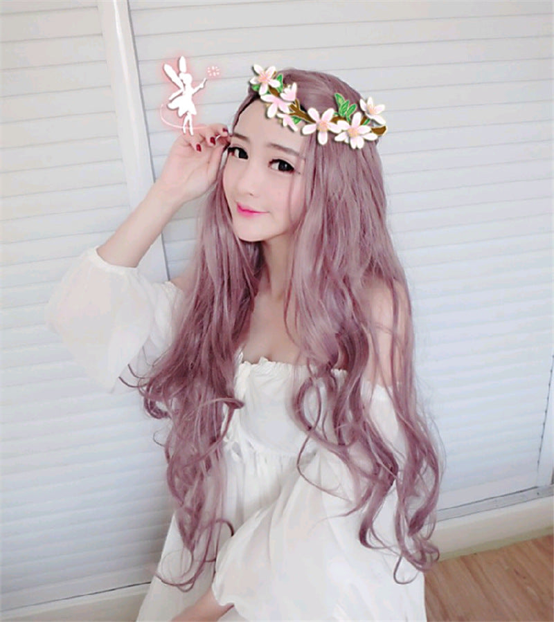 Long Wavy Middle-Part Wig - Cosplay & Daily Wear Styling
