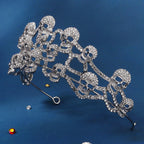 Skull Rhinestone Crown - Gothic Punk Tiara Headband