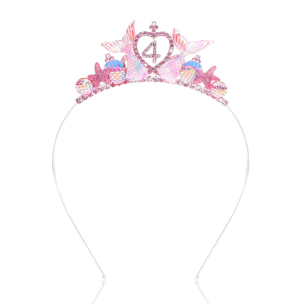 Mermaid Tiara Headband - Rhinestone Birthday Party Favor