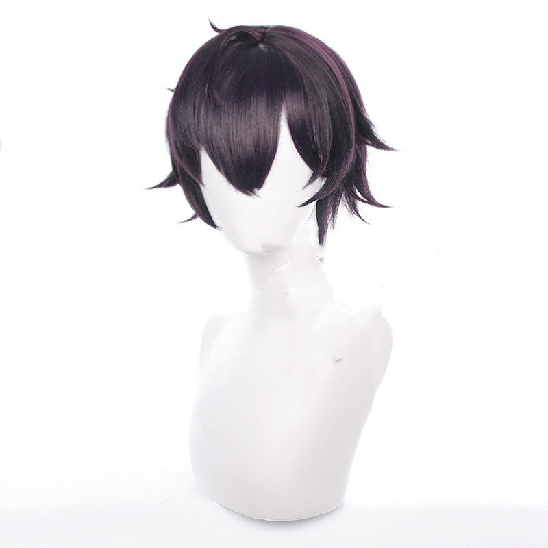 Men's Short Cosplay Wig - High-Temp Fiber, Natural Look