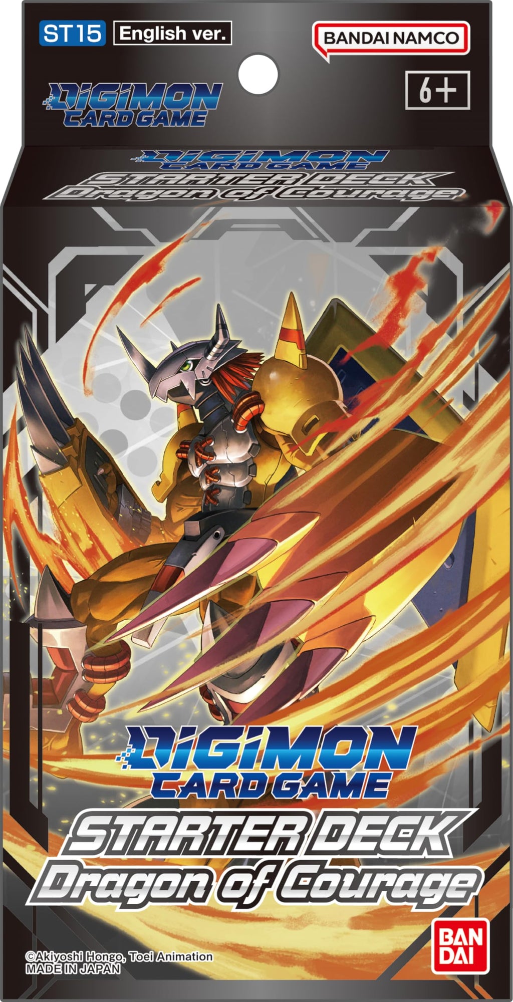 Digimon Starter Deck ST15 - Dragon of Courage - front view