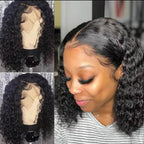 Short Curly Afro Wig - Natural Bouncy High-Temp Fiber