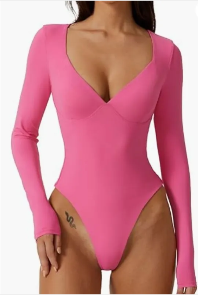 Women's Simple T-Back Corset - Flattering Nylon Design