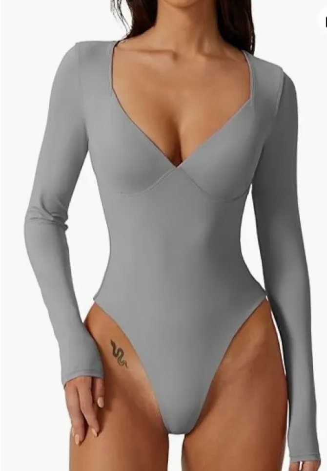 Women's Simple T-Back Corset - Flattering Nylon Design