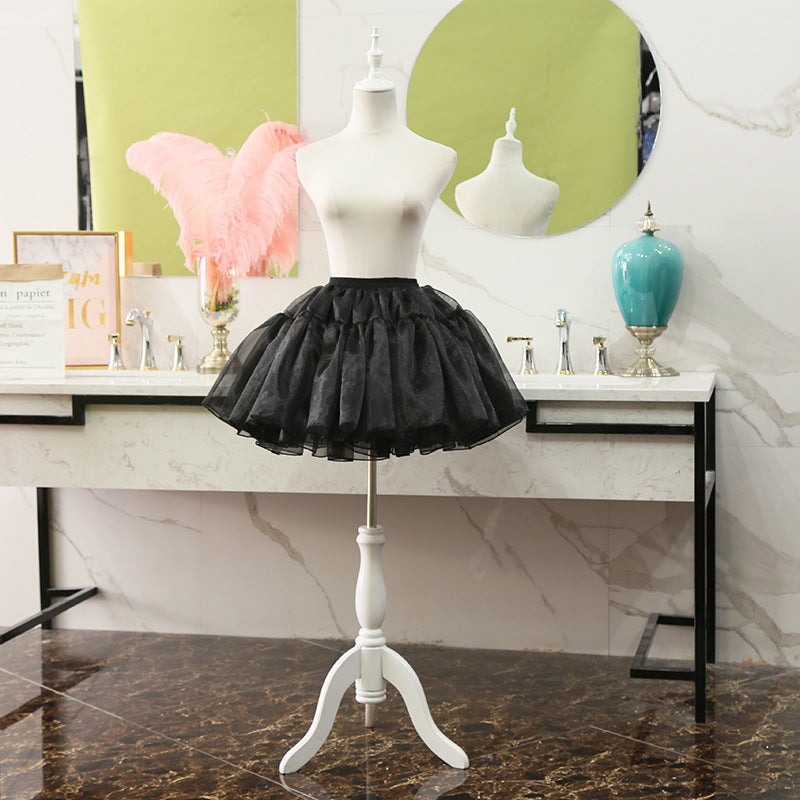 Lolita Skirt With Tulle Underskirt - Soft Daily Wear Style