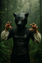 DIY Animal Party Mask - Pearl Paper Costume Accessory