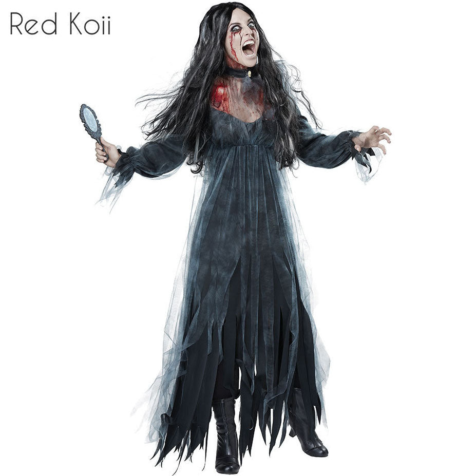 Zombie Bride Costume Set - Skirt & Veil Halloween Outfit