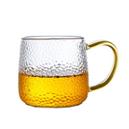 Electric Ceramic Tea Set with Glass Kettle - side view