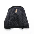 Embroidered Koi Short Baseball Jacket - in use