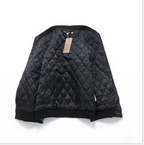 Embroidered Koi Short Baseball Jacket - alternate angle