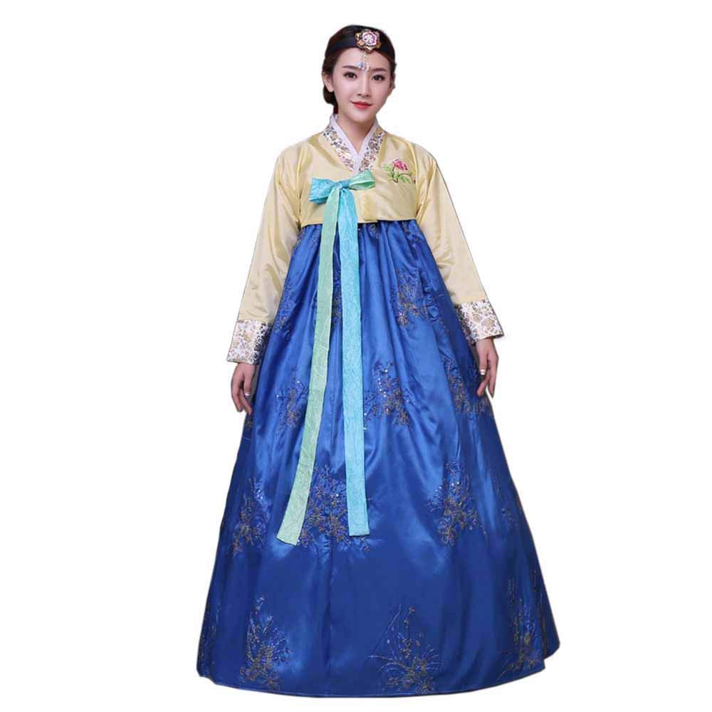Korean Traditional Hanbok Dress - Long Sleeve Wedding & Dance