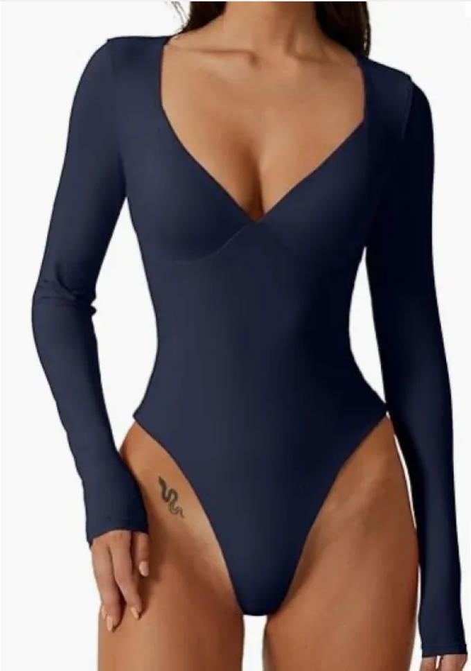Women's Simple T-Back Corset - Flattering Nylon Design