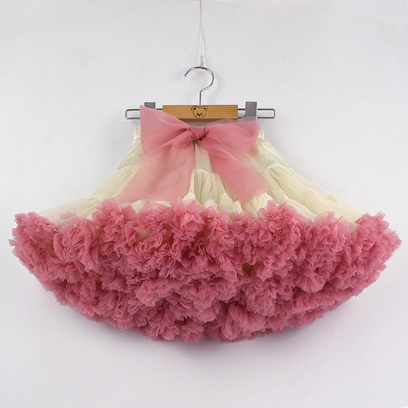 Girls Princess Tutu Skirt - Polyester Dress-Up & Party Wear