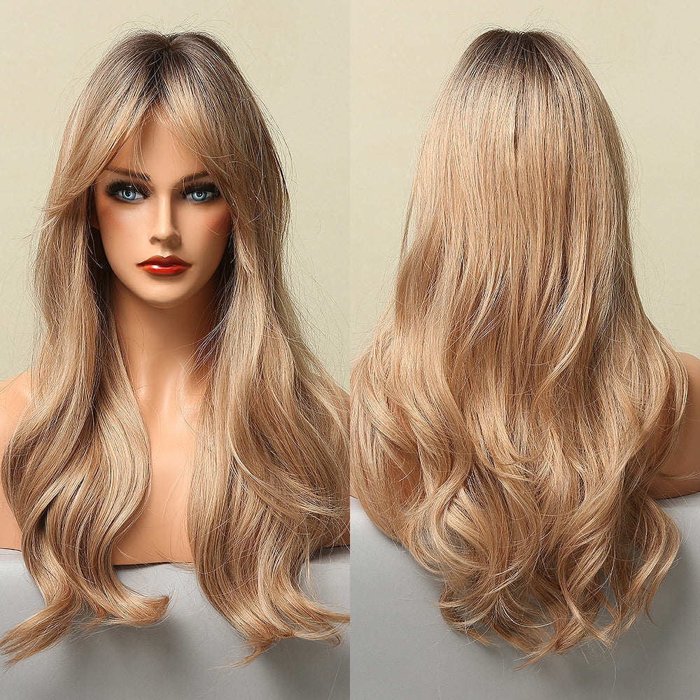 Fashionable Women's Chemical Fiber Wig - side view