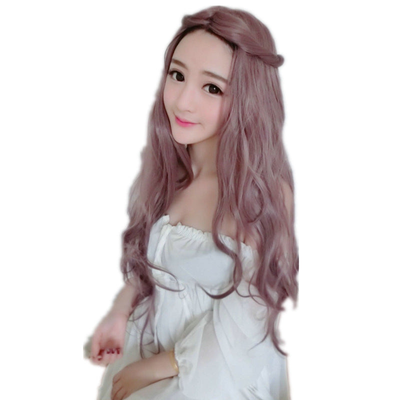 Long Wavy Middle-Part Wig - Cosplay & Daily Wear Styling