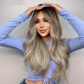 Fluffy 2D Animation Cosplay Wig for Women - detail view