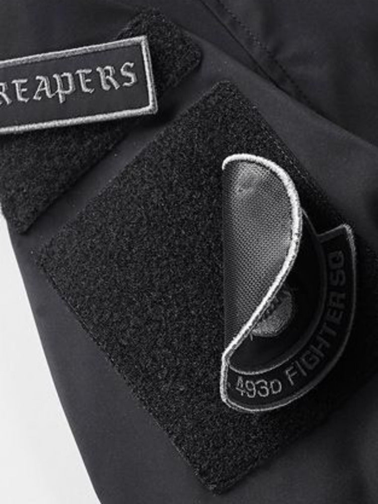 God of Death Techwear Bomber Jacket for Men - front view