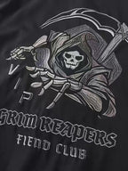God of Death Techwear Bomber Jacket for Men - detail view