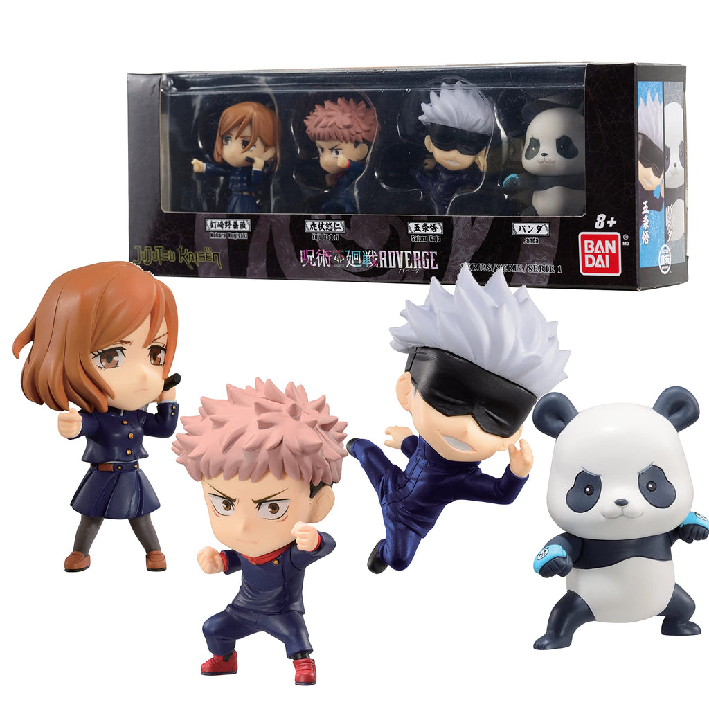 Gojo Satoru, Yuji Itadori & More Adverge Figure Set - Jujutsu Kaisen - front view