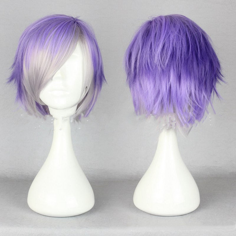 Gradient Color Cosplay Wig - detail view