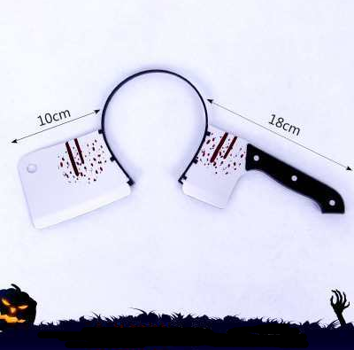 Halloween Cosplay Toy Headbands with Realistic Props - packaging view