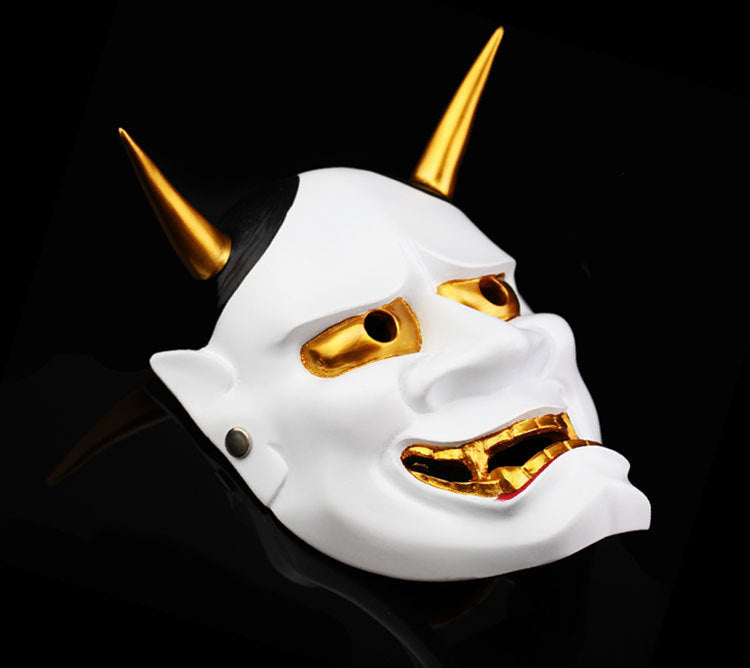 Halloween Special Edition Kitsune Mask and Horror Resin - front view