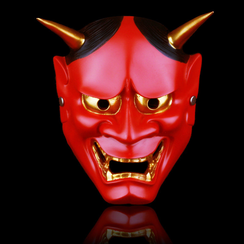 Halloween Special Edition Kitsune Mask and Horror Resin - detail view