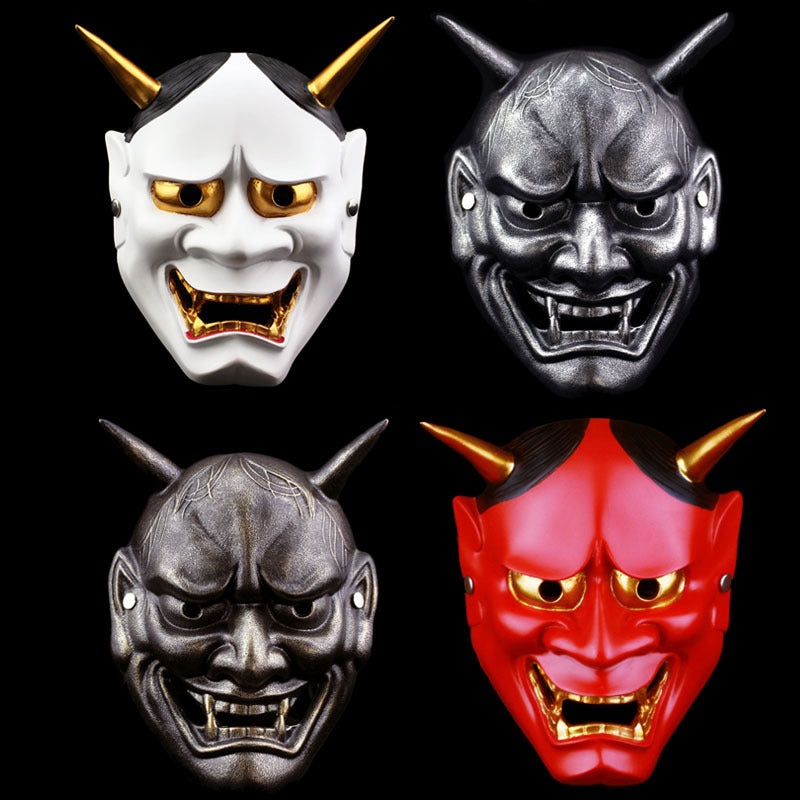 Halloween Special Edition Kitsune Mask and Horror Resin - side view