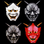 Halloween Special Edition Kitsune Mask and Horror Resin - side view