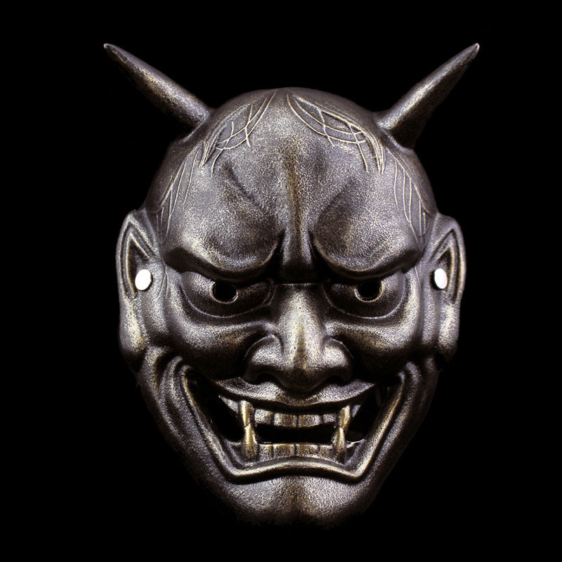 Halloween Special Edition Kitsune Mask and Horror Resin - close-up
