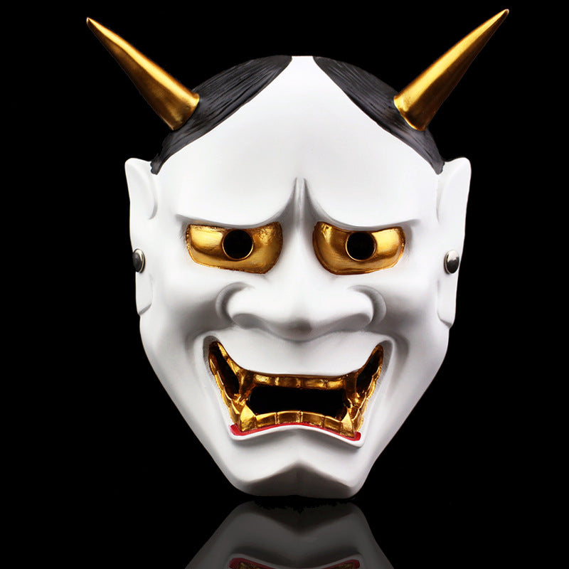 Halloween Special Edition Kitsune Mask and Horror Resin - scale view